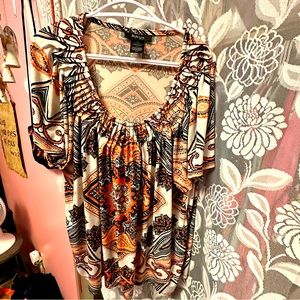 Style&Co. 3XL paisley blouse